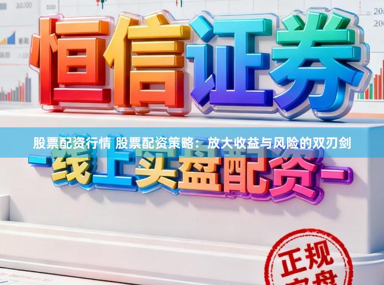 股票配资行情 股票配资策略：放大收益与风险的双刃剑
