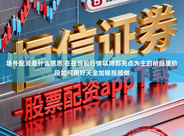 场外配资是什么意思 在在当前行情以局部亮点为主的阶段里阶段如何用好天金加银投顾做