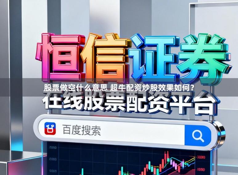 股票做空什么意思 超牛配资炒股效果如何？